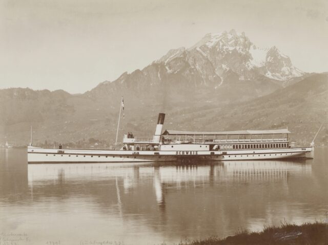 Schiff "Schweiz", Vierwalstättersee, 1870