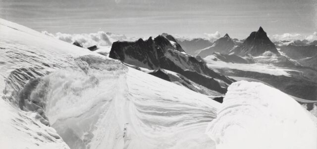 Breithorn, Dent d'Hérens, Matterhorn, um 1940