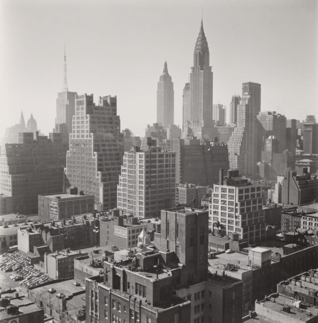 New York, vom Dach des Hotel Beekman Tower aufgenommen, 1950