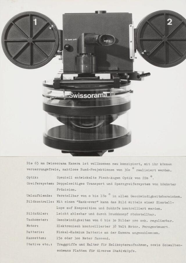 Swissorama-Kamera, von Ernst A. Heiniger entwickelt, Schweiz, um 1978
