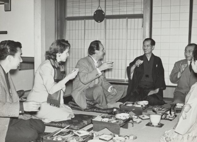 Ernst A. Heiniger mit Frau Jean, Japan, 1955-1957