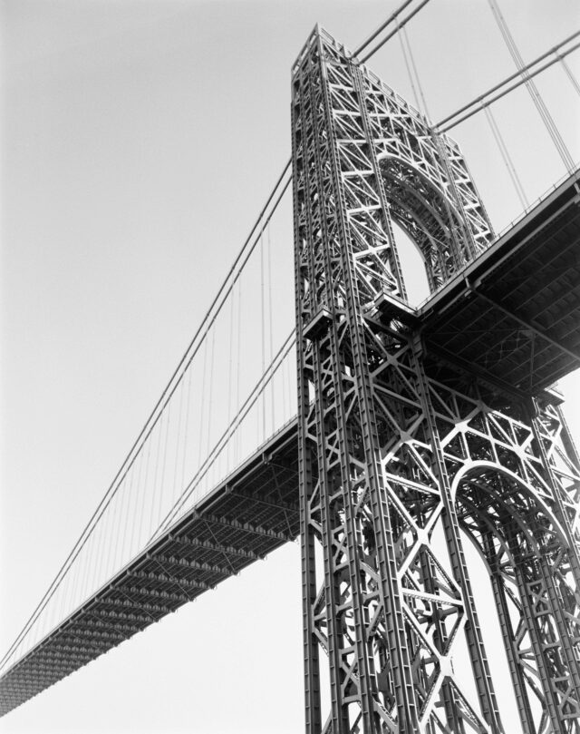 George Washington Bridge, New York, um 1951