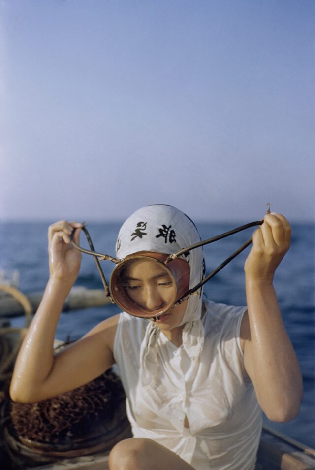 Taucherin, Japan, 1955-1957