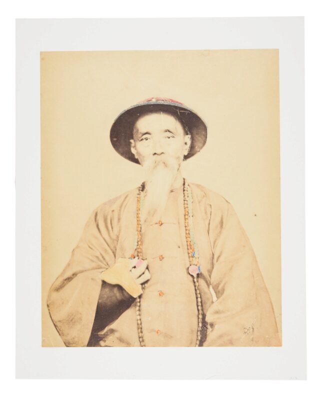 Genre portrait of a Chinese man