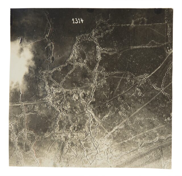 Aerial view near Ypres (Belgium)