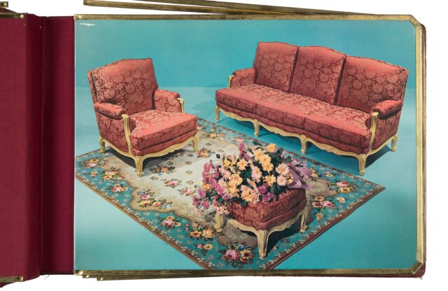 Advertisement for lounge furniture