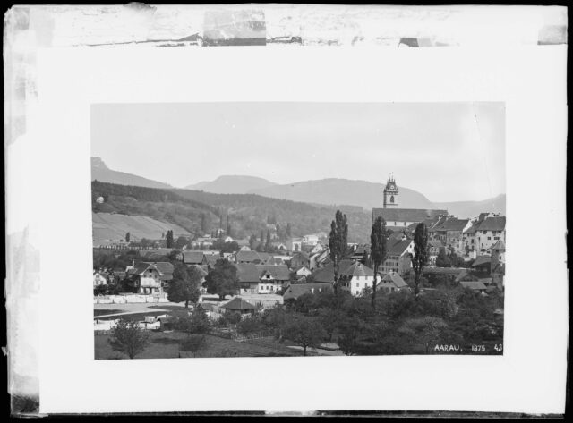 Aarau von der Schanz aus