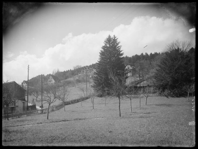 Blick von der Küttigerstrasse gegen den Alpenzeiger