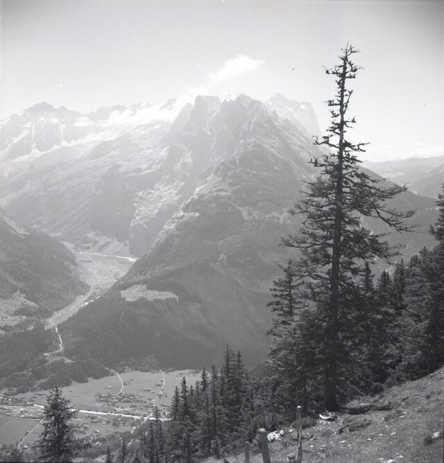 Glögghüs, Voralpen, Sicht auf Engelhörner, Well-/Wetterhorn, Urbachtal