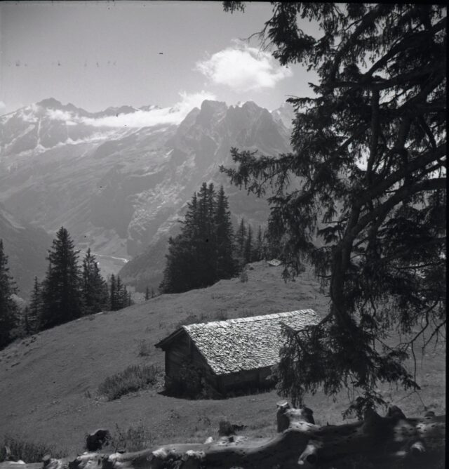 Glögghüs, Voralpen, Sicht auf Engelhörner, Well-/Wetterhorn, Urbachtal