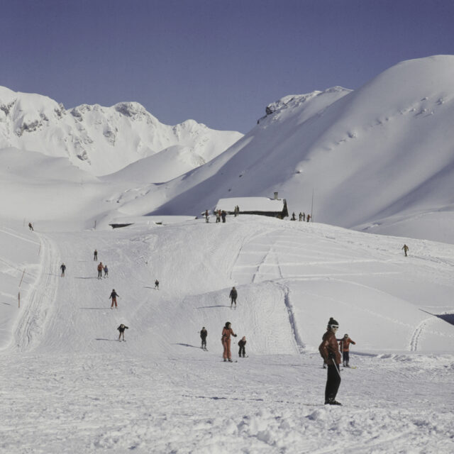 Skifahrer und Skifahrerinnen