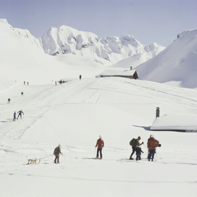 Skifahrer und Skifahrerinnen