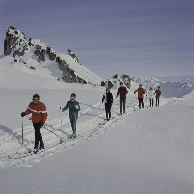 Riederalp, Skifahrer und Skifahrerinnen