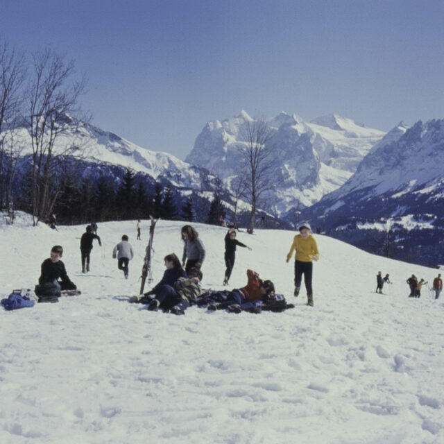 Meiringen Käserstatt Skifahrer und Skifahrerinnen