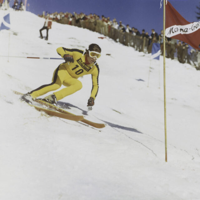 Crans Montana, Skirennfahrer