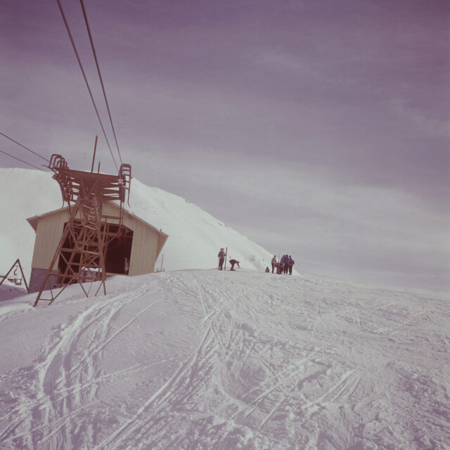 Lungern / Breitenfeld, Bergstation des Skilifts