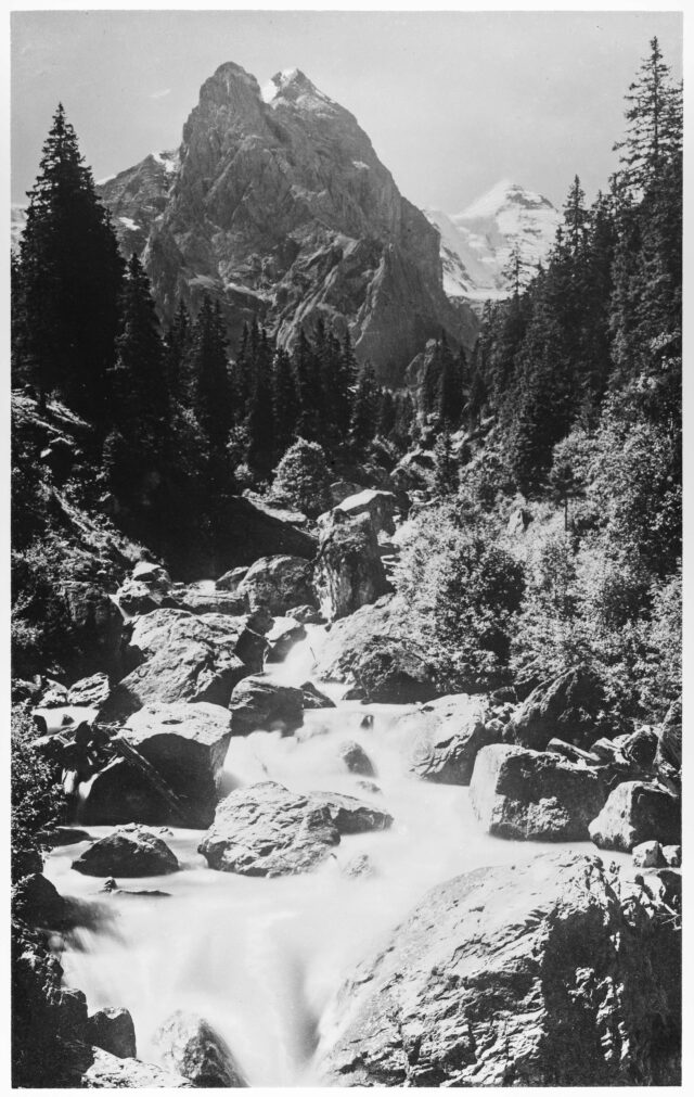 Postkarte Reichenbach am Weg zur Schwarzwald-Alp
