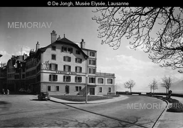 [Vue extérieure de l'imprimerie Klausfelder, Vevey]