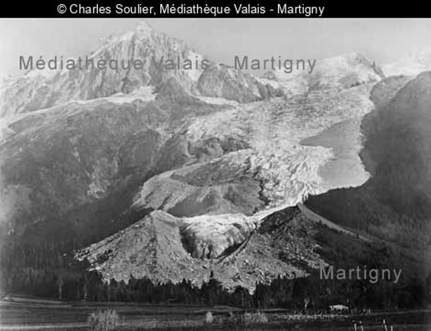 Glacier des Bossons, vallée de Chamonix