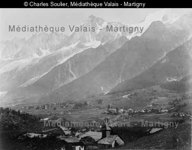 Les Ouches et le Pic du Midi, vallée de Chamonix