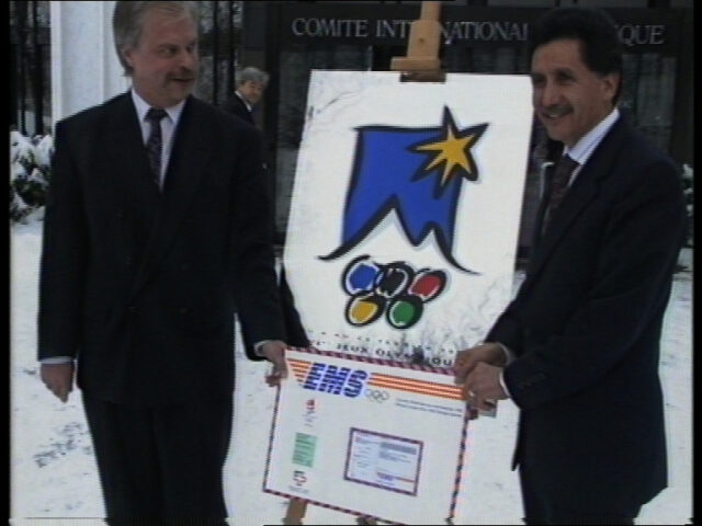 EMS - Offizieller Kurier der olympischen Winterspiele 1992
