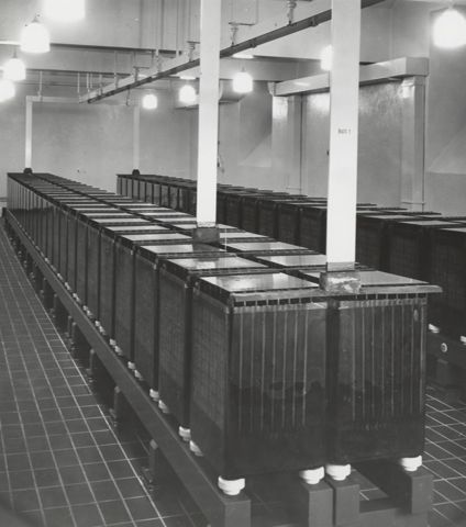 Maschinen- und Batterieräume, Telefonzentrale Hottingen
