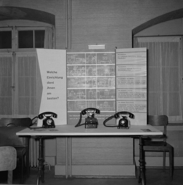 Ausstellung, Telefonrundspruch