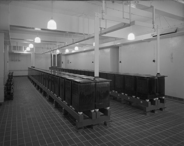 Maschinen- und Batterieräume, Telefonzentrale Hottingen