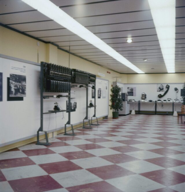 Ausstellung, 25 Jahre Telefon in Lausanne
