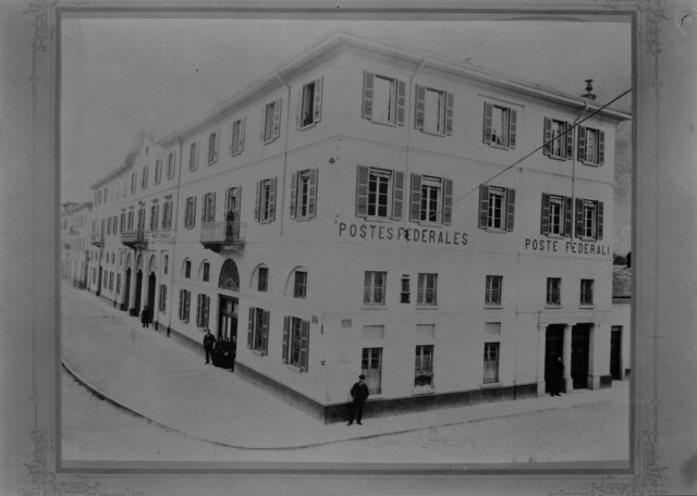 Postgebäude Bellinzona von 1871-1896