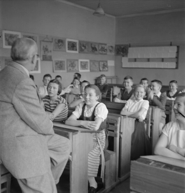 Schulklasse in Balsthal