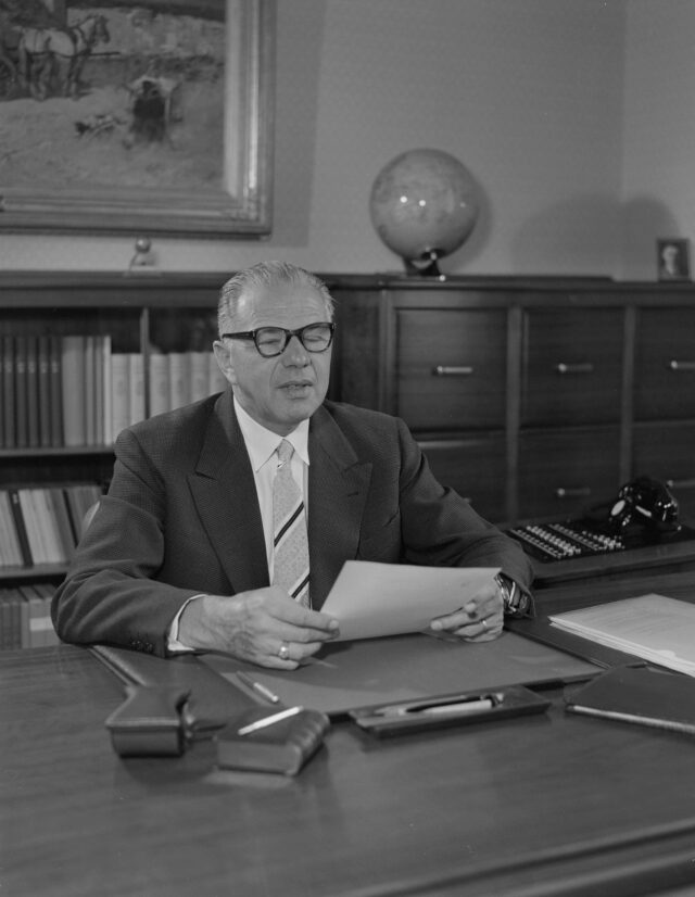 Gustav Adolft Wettstein, Präsident der Generaldirektion der PTT von 1961-1966