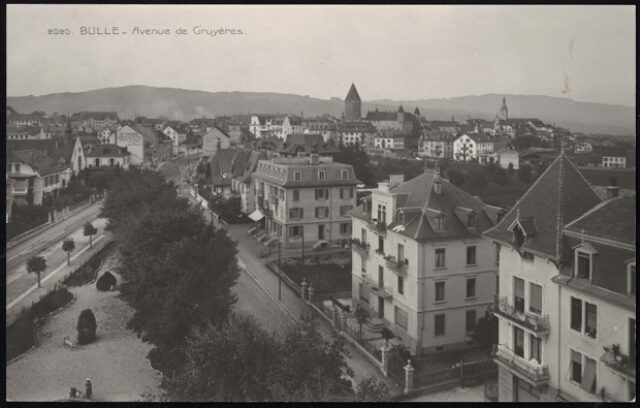 Bulle, Avenue de Gruyères [et Rue du Vieux-Pont]