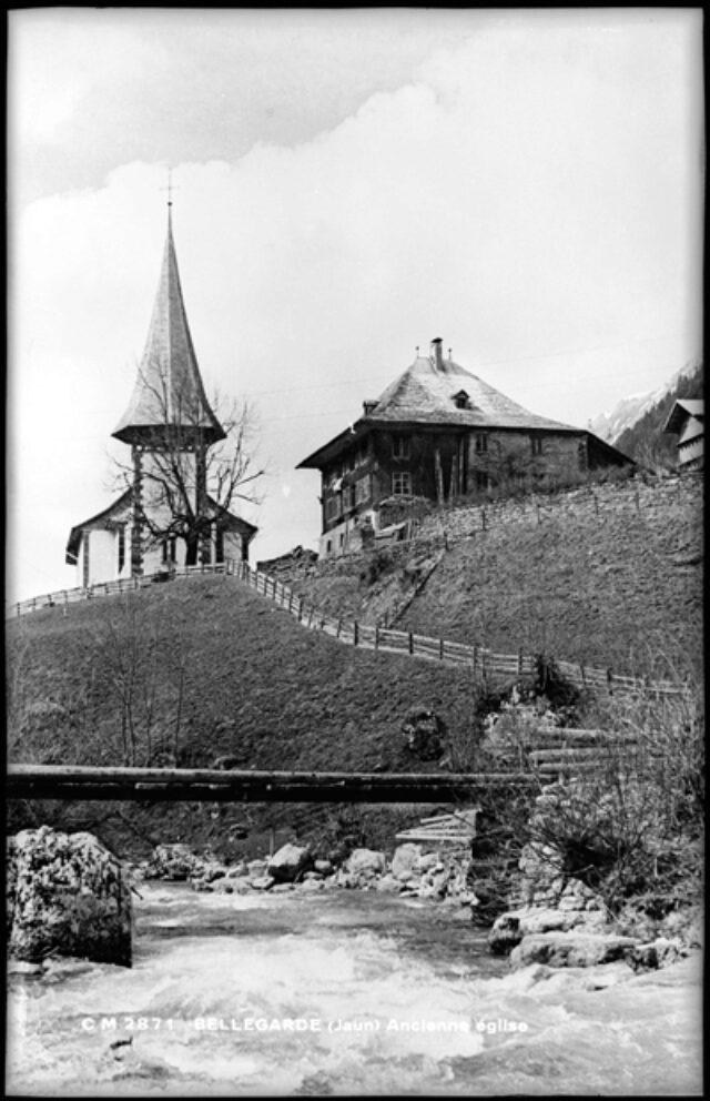 Bellegarde (Jaun), ancienne église