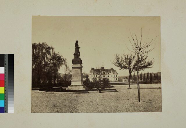 Annecy, jardins de l'Europe, statue de Claude Louis Berthollet (P.2.D.2.09.88.002)