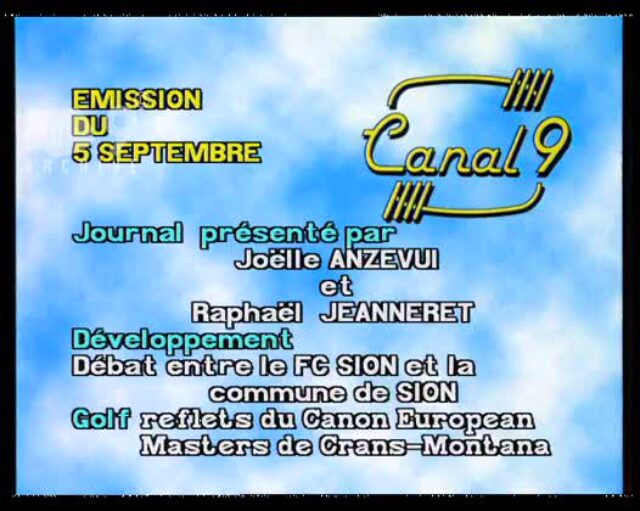 Emission du 05.09.1997 (1/2)