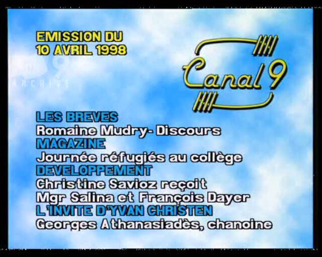 Emission du 10.04.1998 (1/2)