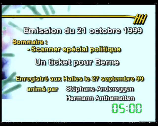 Emission du 21.10.1999