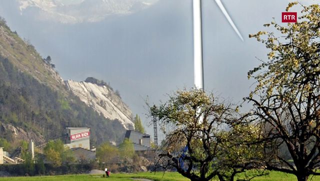 Windkraftwerk Haldenstein