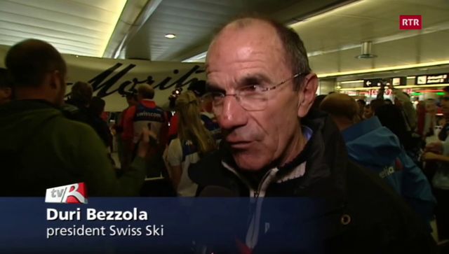 Heimkehr Schweizer Skiequippe