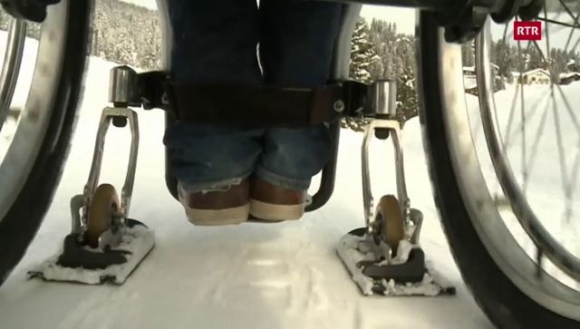 Winter-Rollstuhl