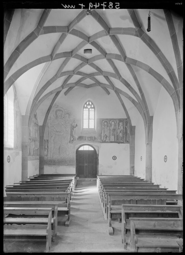 GR Lantsch/Lenz, alte katholische Kirche St. Maria