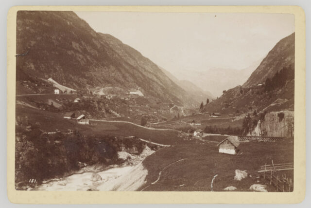 Wassen am Gotthard, Blick Richtung Passhöhe
