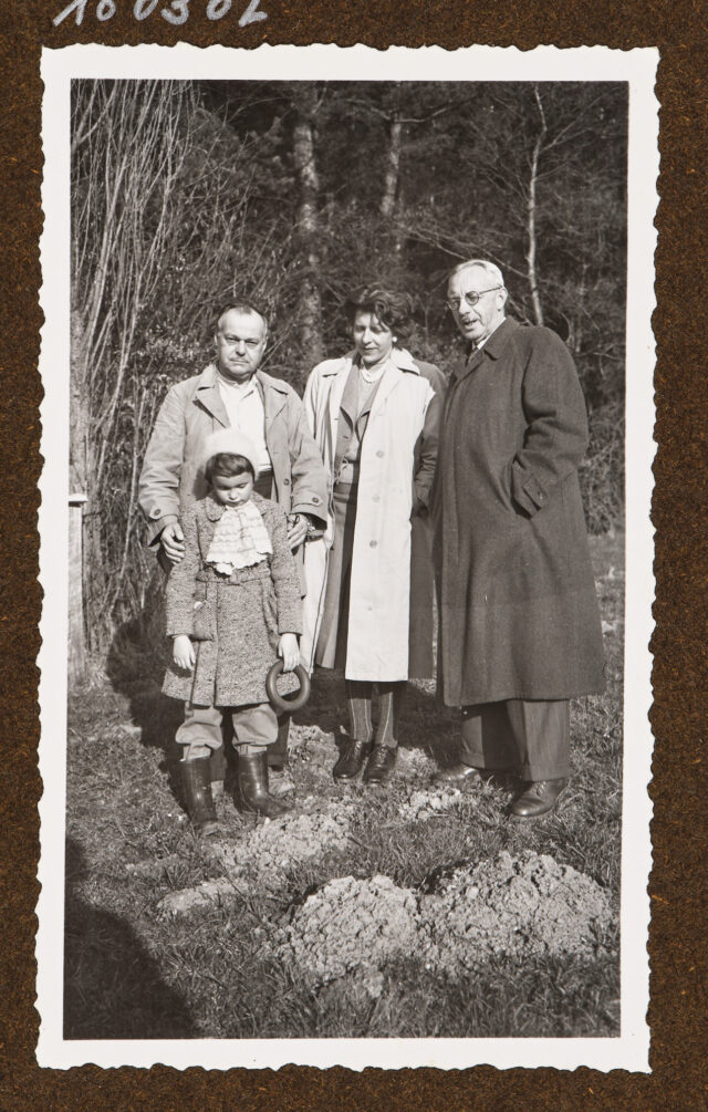 Meinrad Inglin (r.) mit Familie Stiefel