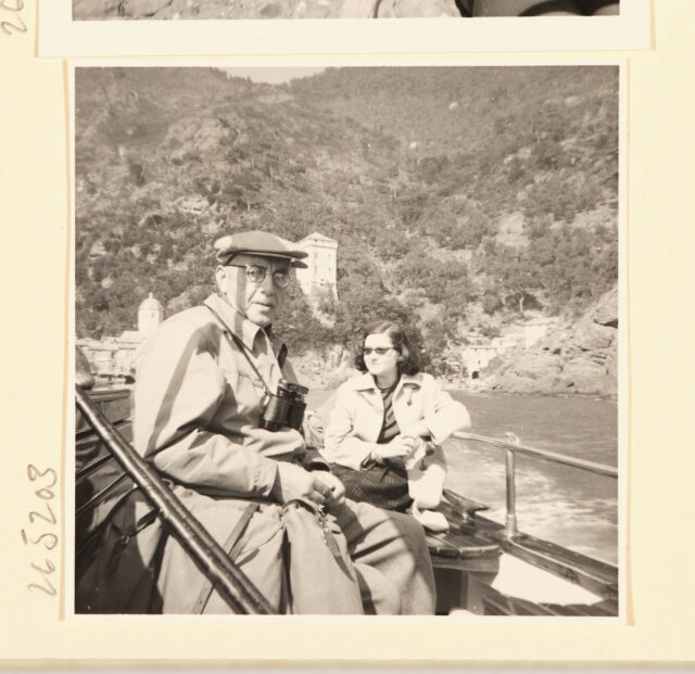 Meinrad Inglin auf Schiff