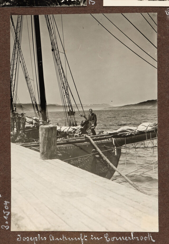 Josef Inglin auf Schiff