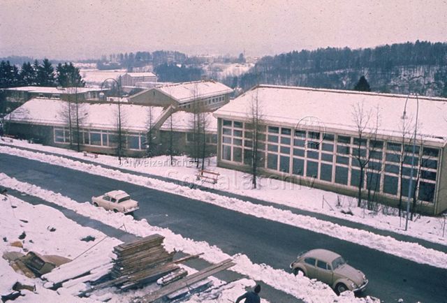 "Teilansicht Freizeitanlage Leimbach", Zürich; um 1970