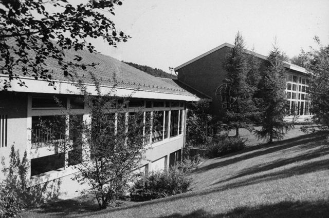 Freizeitanlage Leimbach, Zürich - Ansicht der Anlage; um 1965