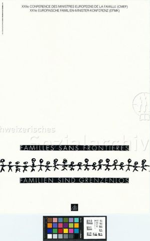 "Familles sans Frontières - Familien sind grenzenlos", 22. Europäische Familien-Minister-Konferenz (EFMK), 1991