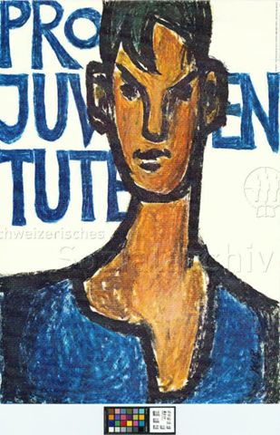 "Pro Juventute", gemalte Darstellung eines Jugendlichen, 1963